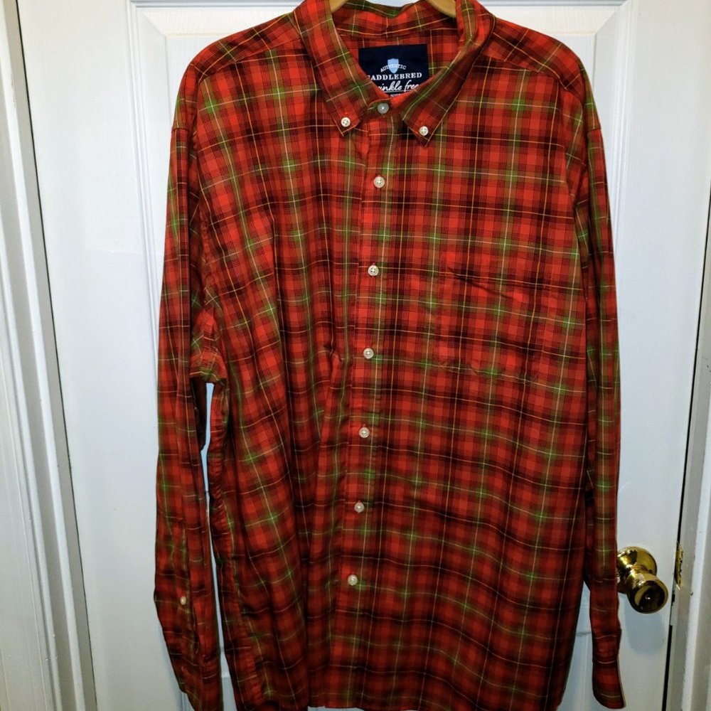 Saddlebred Men's Button Down Shirt EUC sz 2XL